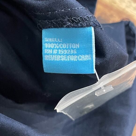 J Mclaughlin Dara Dress Sz S Midi Navy V Neck Ruffle Hem 3/4 Sleeve NEW Classy - Picture 6 of 11